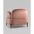 Кресло Кэнди с подлокотниками велюр пыльно-розовый, изображение 10 | Интернет магазин мебели и декора LifeDekor