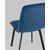 Стул Oliver Square велюр синий, изображение 7 | Интернет магазин мебели и декора LifeDekor