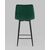 Стул полубарный Джанго велюр зелёный высота сиденья 60 см, изображение 5 | Интернет магазин мебели и декора LifeDekor