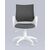 Кресло офисное Topchairs ST-BASIC-W серая ткань крестовина белый пластик, изображение 4 | Интернет магазин мебели и декора LifeDekor