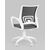 Кресло офисное Topchairs ST-BASIC-W серая ткань крестовина белый пластик, изображение 7 | Интернет магазин мебели и декора LifeDekor
