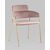 Стул Полин велюр розовый, изображение 2 | Интернет магазин мебели и декора LifeDekor