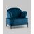Кресло Кэнди с подлокотниками велюр синий, изображение 2 | Интернет магазин мебели и декора LifeDekor