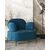 Кресло Кэнди с подлокотниками велюр синий, изображение 5 | Интернет магазин мебели и декора LifeDekor