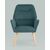 Кресло Стерн тёмно-бирюзовый, изображение 3 | Интернет магазин мебели и декора LifeDekor