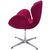 Кресло SWAN STYLE CHAIR винный, искусственная замша, изображение 4 | Интернет магазин мебели и декора LifeDekor