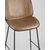 Стул барный Beetle PU со спинкой бежевый 2 шт, изображение 9 | Интернет магазин мебели и декора LifeDekor