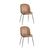 Стул Beetle PU бежевый 2 шт | Интернет магазин мебели и декора LifeDekor