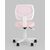 Кресло компьютерное детское ЛОЛО розовый пластик белый, изображение 13 | Интернет магазин мебели и декора LifeDekor