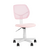 Кресло компьютерное детское ЛОЛО розовый пластик белый, изображение 9 | Интернет магазин мебели и декора LifeDekor