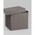 Пуф складной с ящиком Store Square антрацитовый, изображение 11 | Интернет магазин мебели и декора LifeDekor