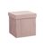 Пуф складной с ящиком Store Square пыльно-розовый, изображение 8 | Интернет магазин мебели и декора LifeDekor