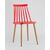 Стул Морган пластиковый красный 4 шт, изображение 2 | Интернет магазин мебели и декора LifeDekor