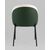 Стул обеденный Adelinde бежевый с зеленой экокожей, изображение 7 | Интернет магазин мебели и декора LifeDekor