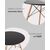 Стол круглый EAMES DSW NEW D=80 черный, изображение 5 | Интернет магазин мебели и декора LifeDekor