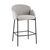 Стул барный Melia светло-серый | Интернет магазин мебели и декора LifeDekor