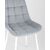Стул Флекс велюр светло-серый белые ножки 4 шт., изображение 8 | Интернет магазин мебели и декора LifeDekor