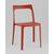 Стул обеденный Marty пластиковый красный | Интернет магазин мебели и декора LifeDekor