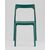 Стул обеденный Marty пластиковый темно-бирюзовый, изображение 3 | Интернет магазин мебели и декора LifeDekor
