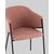 Стул обеденный Carmel пыльно-розовый, изображение 10 | Интернет магазин мебели и декора LifeDekor