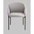 Стул обеденный Melia светло-серый, изображение 3 | Интернет магазин мебели и декора LifeDekor