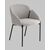 Стул обеденный Melia светло-серый, изображение 2 | Интернет магазин мебели и декора LifeDekor
