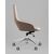 Кресло офисное TopChairs Soulo светло-серый, коричневый, изображение 6 | Интернет магазин мебели и декора LifeDekor