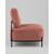 Кресло Стоун велюр рельефный коралловый, изображение 6 | Интернет магазин мебели и декора LifeDekor