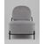 Кресло Стоун велюр рельефный светло-серый, изображение 3 | Интернет магазин мебели и декора LifeDekor