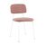 Стул Chao розовый белые ножки | Интернет магазин мебели и декора LifeDekor