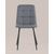 Стул Oliver экокожа серый 2 шт., изображение 3 | Интернет магазин мебели и декора LifeDekor