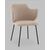 Стул Джиннет велюр бежевый, изображение 2 | Интернет магазин мебели и декора LifeDekor