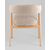 Стул обеденный Zubo с деревянными ножками бежевый, изображение 5 | Интернет магазин мебели и декора LifeDekor