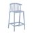 Стул полубарный Campo пластик голубой, изображение 17 | Интернет магазин мебели и декора LifeDekor