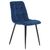 Стул обеденный DOBRIN ALEX, черные матовые ножки, темно-синий велюр (V108-67), Вариант: черные матовые ножки, темно-синий велюр (V108-67), изображение 2 | Интернет магазин мебели и декора LifeDekor