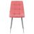 Стул обеденный DOBRIN ALEX, хром ножки, розовая ткань (UF860-05B), Вариант: хром ножки, розовая ткань (UF860-05B), изображение 6 | Интернет магазин мебели и декора LifeDekor