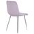Стул обеденный DOBRIN ALEX, хром ножки, фиолетовый велюр (V108-49), Вариант: хром ножки, фиолетовый велюр (V108-49), изображение 4 | Интернет магазин мебели и декора LifeDekor