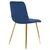 Стул обеденный DOBRIN ALEX, золотые ножки, темно-синий велюр (V108-67), Вариант: золотые ножки, темно-синий велюр (V108-67), изображение 4 | Интернет магазин мебели и декора LifeDekor