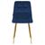 Стул обеденный DOBRIN ALEX, золотые ножки, темно-синий велюр (V108-67), Вариант: золотые ножки, темно-синий велюр (V108-67), изображение 6 | Интернет магазин мебели и декора LifeDekor