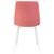 Стул обеденный DOBRIN ALEX, белые ножки, розовая ткань (UF860-05B), Вариант: белые ножки, розовая ткань (UF860-05B), изображение 5 | Интернет магазин мебели и декора LifeDekor