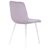 Стул обеденный DOBRIN ALEX, белые ножки, фиолетовый велюр (V108-49), Вариант: белые ножки, фиолетовый велюр (V108-49), изображение 4 | Интернет магазин мебели и декора LifeDekor