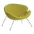 Кресло дизайнерское DOBRIN EMILY, светло-зеленая ткань AF3, хромированная сталь, Вариант: светло-зеленая ткань AF3, хромированная сталь | Интернет магазин мебели и декора LifeDekor