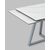 Стол Керас 120-180/80/75 столешница МДФ16/керамика Snow white подстолье металл серый, изображение 7 | Интернет магазин мебели и декора LifeDekor