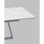 Стол Керас 120-180/80/75 столешница МДФ16/керамика Snow white подстолье металл серый, изображение 8 | Интернет магазин мебели и декора LifeDekor