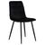 Стул обеденный DOBRIN CHILLY, Черный Holland 75, основание черное | Интернет магазин мебели и декора LifeDekor
