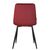 Стул обеденный DOBRIN CHILLY, Бордовый Holland 47, основание черный, изображение 7 | Интернет магазин мебели и декора LifeDekor