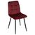 Набор 4 шт Стул обеденный DOBRIN CHILLY, Бордовый Holland 47, основание черное, Вариант: Бордовый Holland 47, основание черное, изображение 10 | Интернет магазин мебели и декора LifeDekor