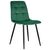 Стул обеденный DOBRIN CHILLY, Темно-зеленый Holland 30, основание черное | Интернет магазин мебели и декора LifeDekor
