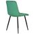 Стул обеденный DOBRIN CHILLY, Темно-зеленый Holland 30, основание черное, изображение 4 | Интернет магазин мебели и декора LifeDekor