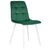 Стул обеденный DOBRIN CHILLY, Темно-зеленый Holland 30, основание белое | Интернет магазин мебели и декора LifeDekor